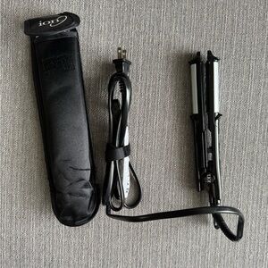 ION Black Hair Straightener with Pouch